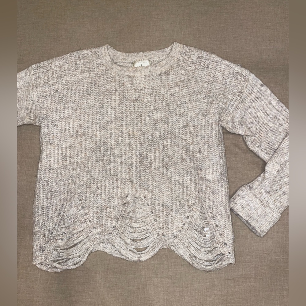 Oatmeal sweater